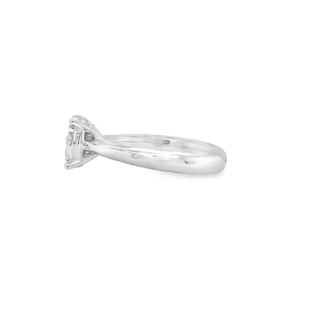 Memoire Bouquets Collection Engagement Diamond Ring 0.65 ctw  Looks Like a 2cts. - Image 5 of 8
