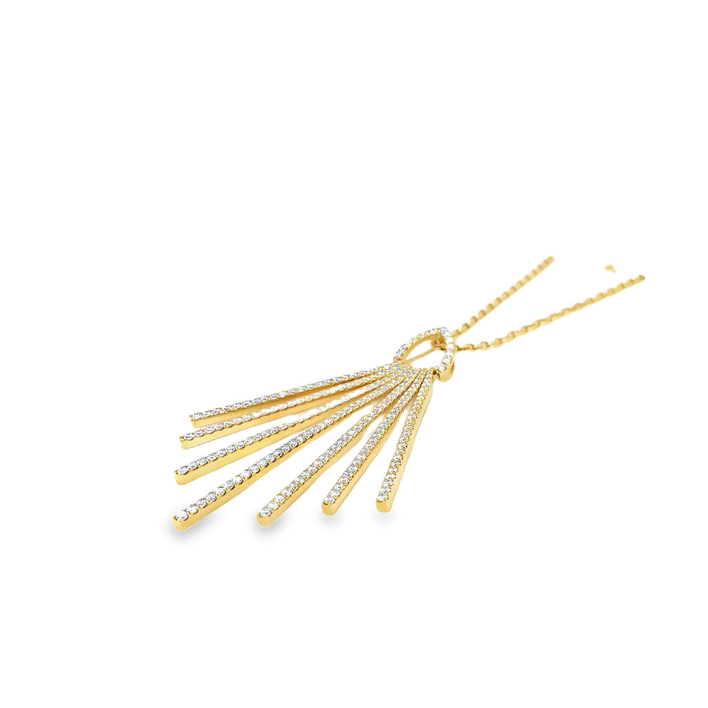 Afarin Collection Diamond Pendant 2.26 cts. Set in 18K Yellow Gold - Image 10 of 10