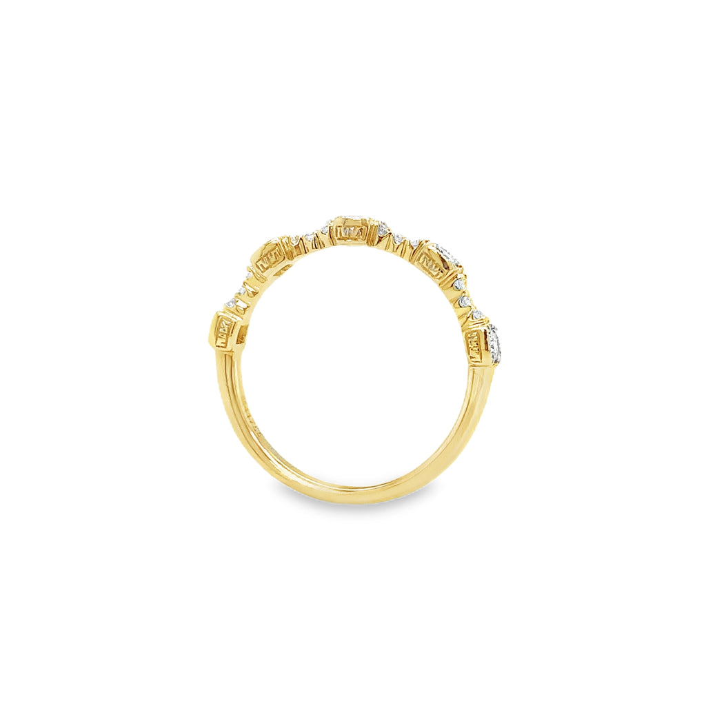 Christopher Designs Stackable Diamond Band 17 Diamonds Equals 0.25ctw 18K Yellow Gold - Image 9 of 9