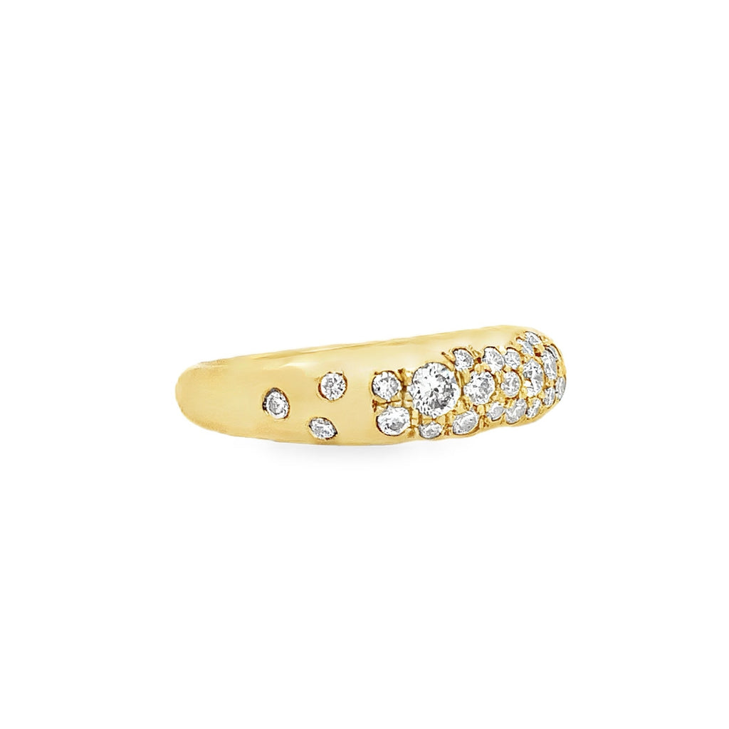 Lika Behar Pure Love Deserves Pure Gold BOOGIE Collection Stackable Diamond Ring in 22K Gold - Image 5 of 7