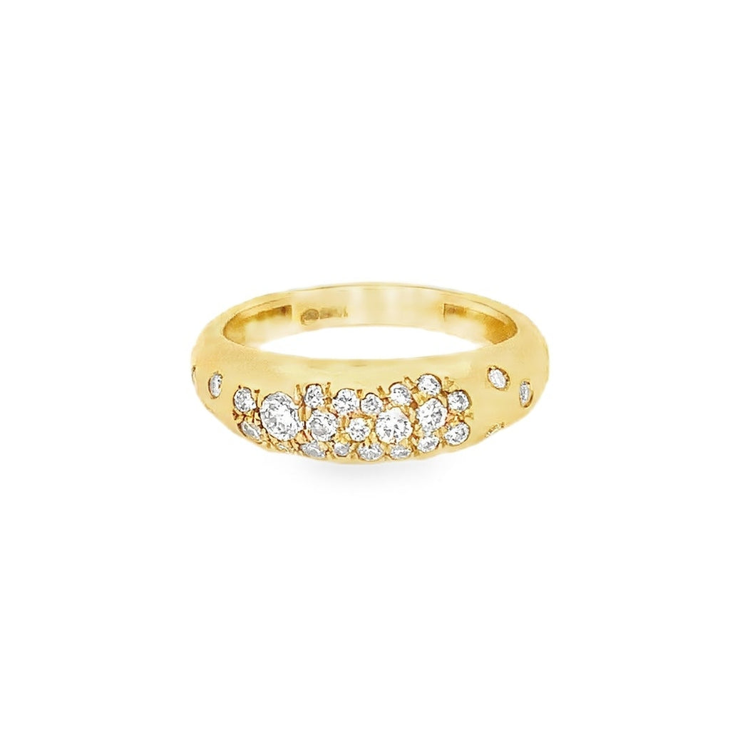 Lika Behar Pure Love Deserves Pure Gold BOOGIE Collection Stackable Diamond Ring in 22K Gold - Image 7 of 7