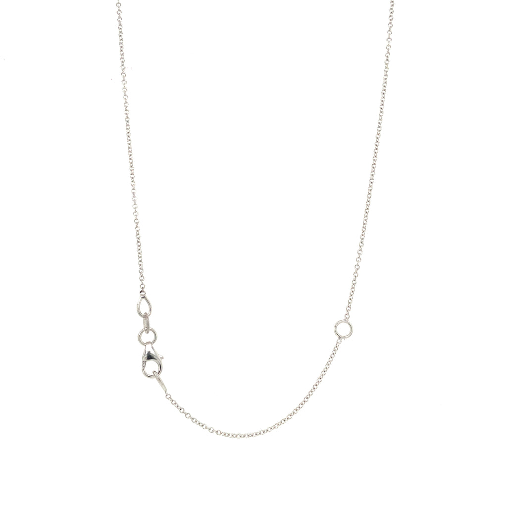 David Kord Classic Emerald and Diamond Pendant set in 18K White Gold - Image 4 of 8