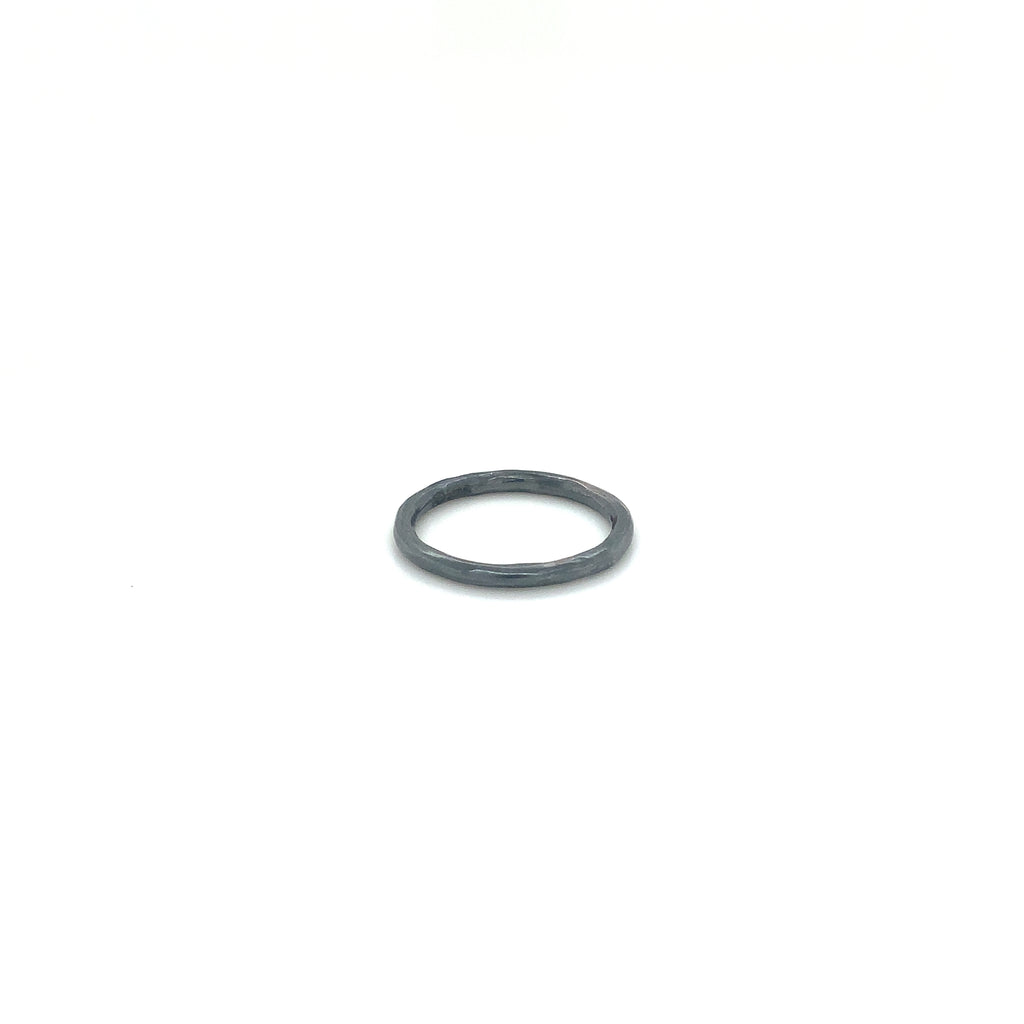 Lika Behar Yin and Yang collection Oxidized Sterling Silver Stackable Band - Image 5 of 6