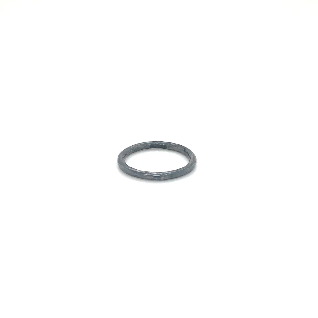 Lika Behar Yin and Yang collection Oxidized Sterling Silver Stackable Band - Image 6 of 6