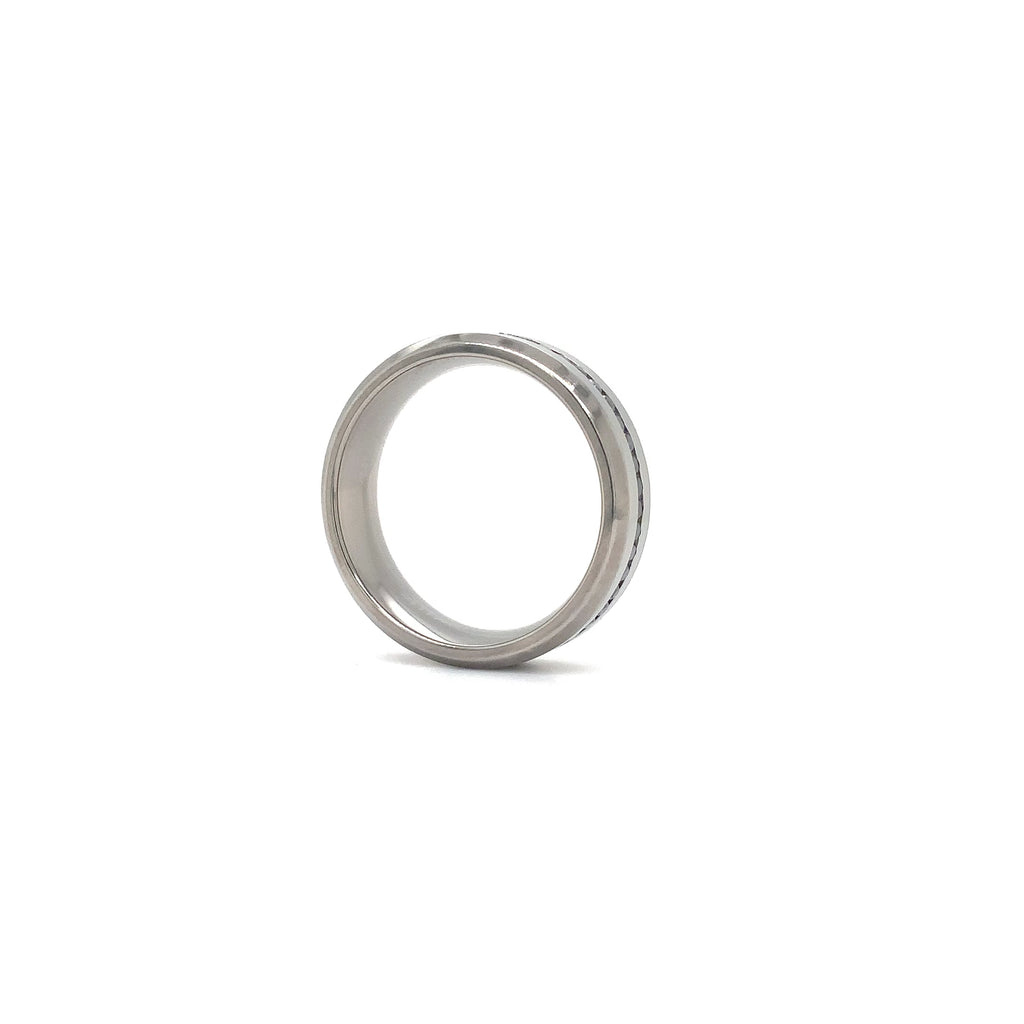 Titanium Black Diamond Eternity Band - Image 9 of 11