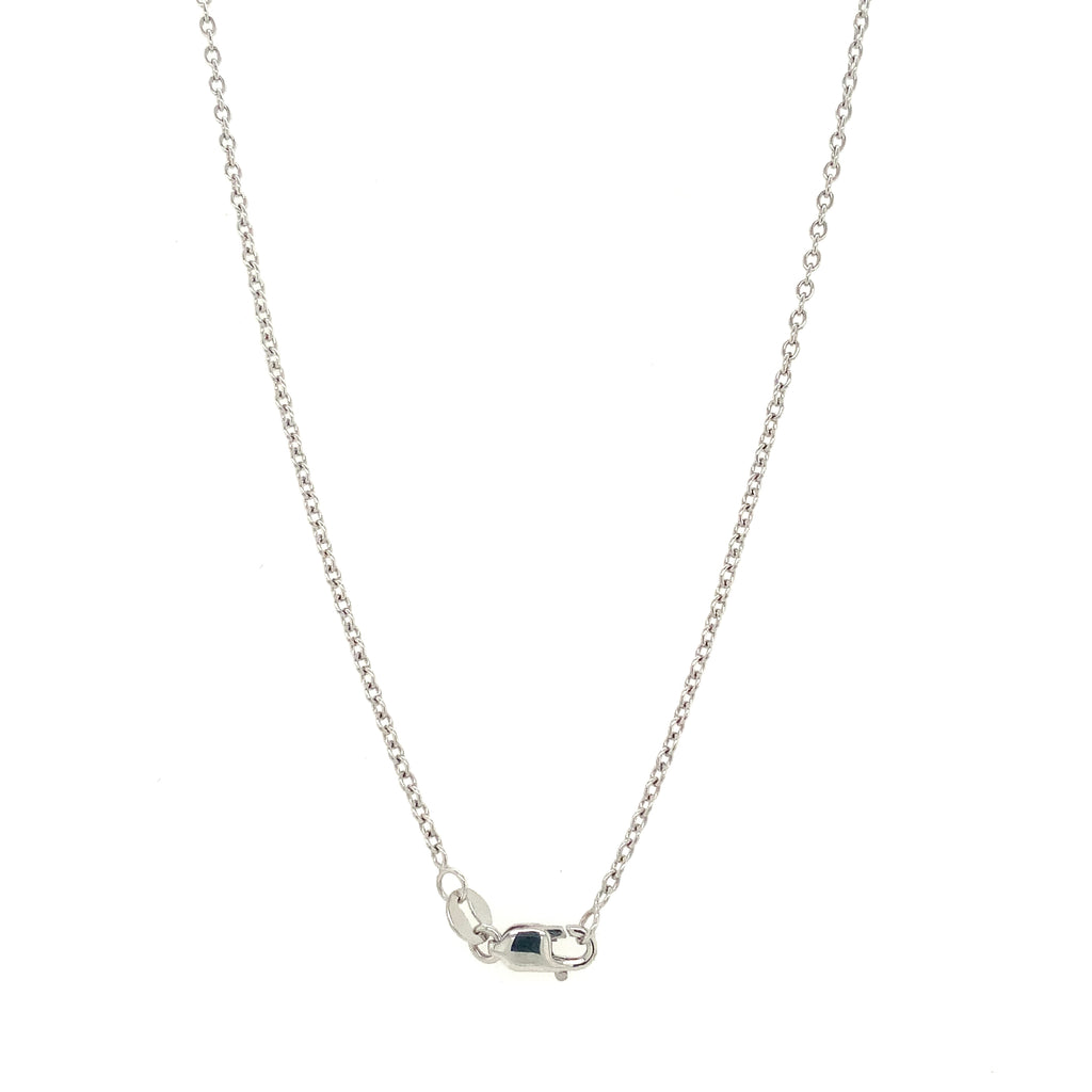 ASBA Collection Gem Quality Pear Shape Peridot and Diamond Pendant Set in 14K White Gold - Image 4 of 13