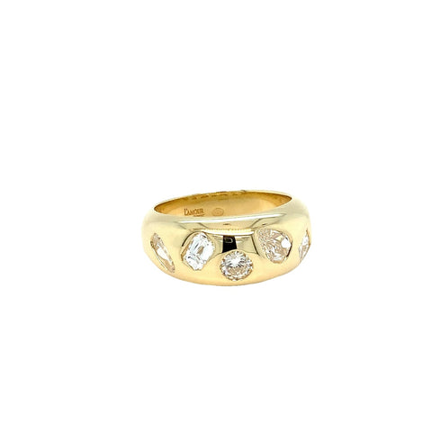 Christopher Designs L'Amour Crisscut® Diamond Ring set in 18K Yellow Gold. - Image 1 of 8
