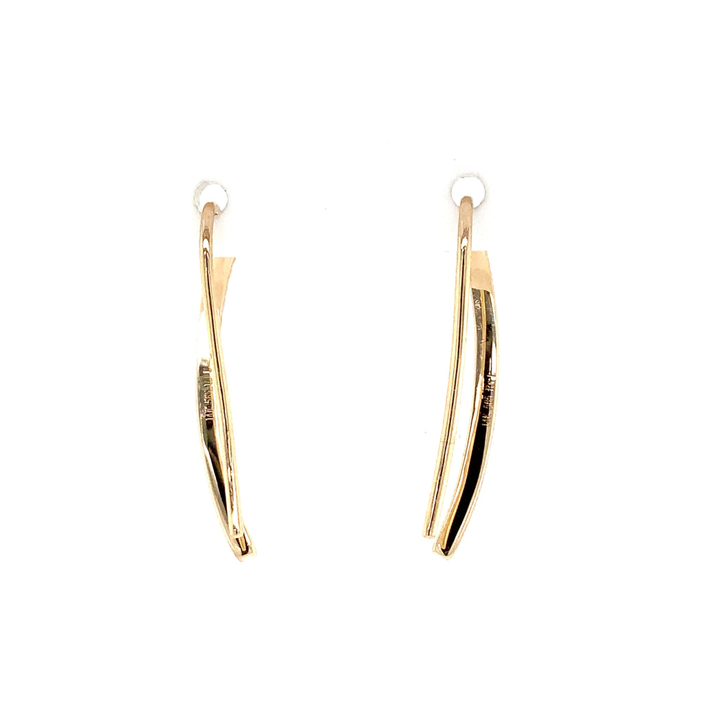Roman + Jules Diamond Climbers set in 14K Yellow Gold - Image 4 of 5