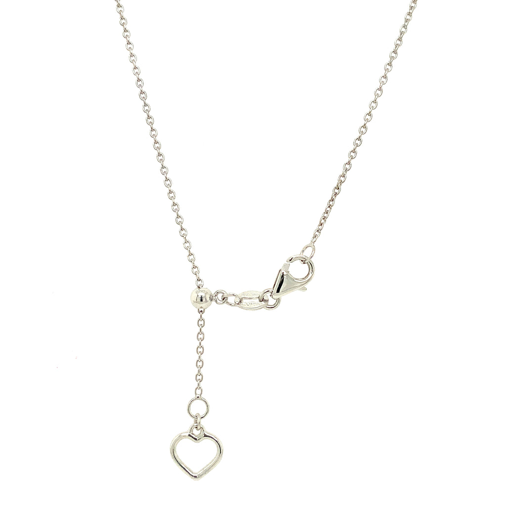 Roman + Jules Contemporary Small Diamond Cross 0.50 ctw 14K White Gold with hidden bail - Image 2 of 7