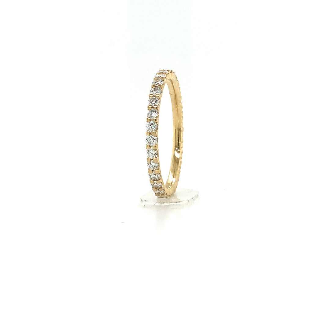 Memoire Petite Prong Collection Eternity Diamond 0.64 ct. Band in 18K Yellow Gold - Image 4 of 7