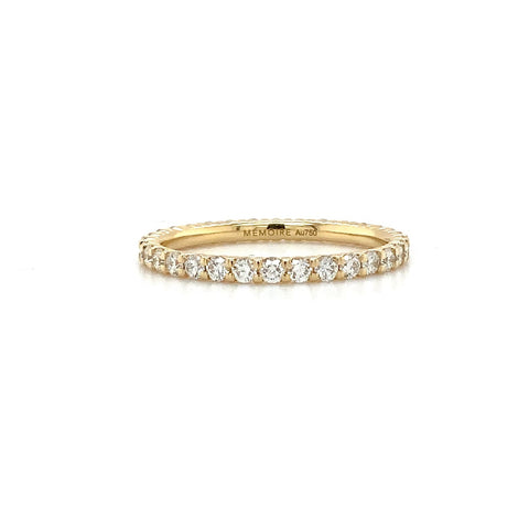 Memoire Petite Prong Collection Eternity Diamond 0.64 ct. Band in 18K Yellow Gold - Image 1 of 7