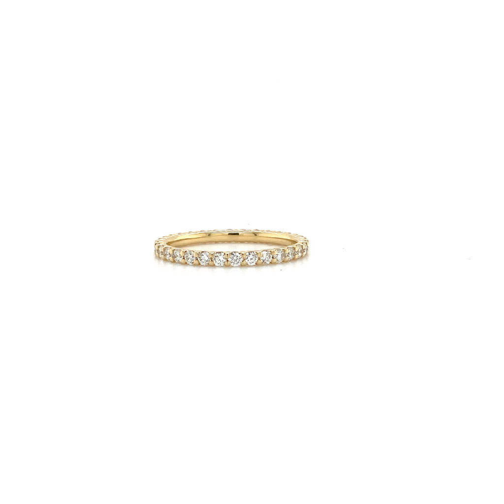 Memoire Petite Prong Collection Eternity Diamond 0.64 ct. Band in 18K Yellow Gold - Image 6 of 7