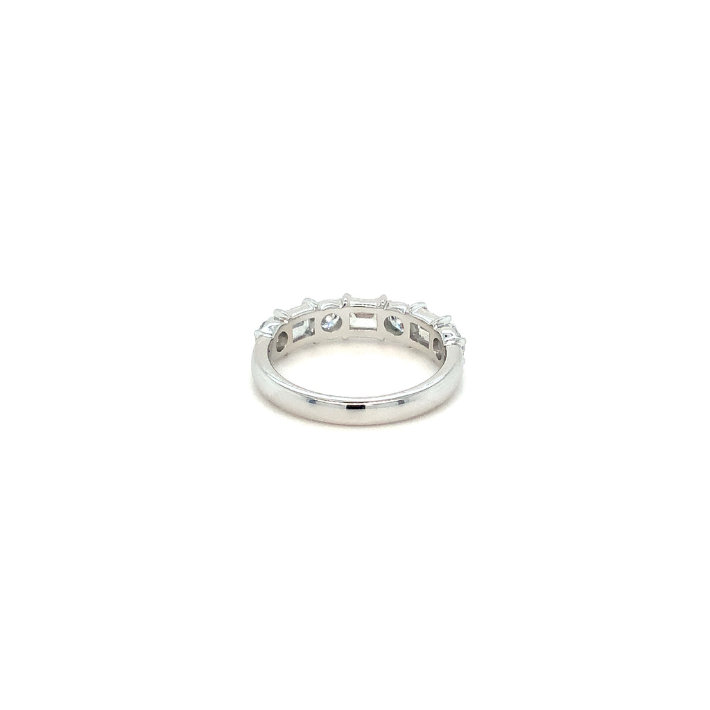 Christopher Designs L'Amour Crisscut® Lab Grown Diamond Band in 14K White Gold - Image 5 of 7