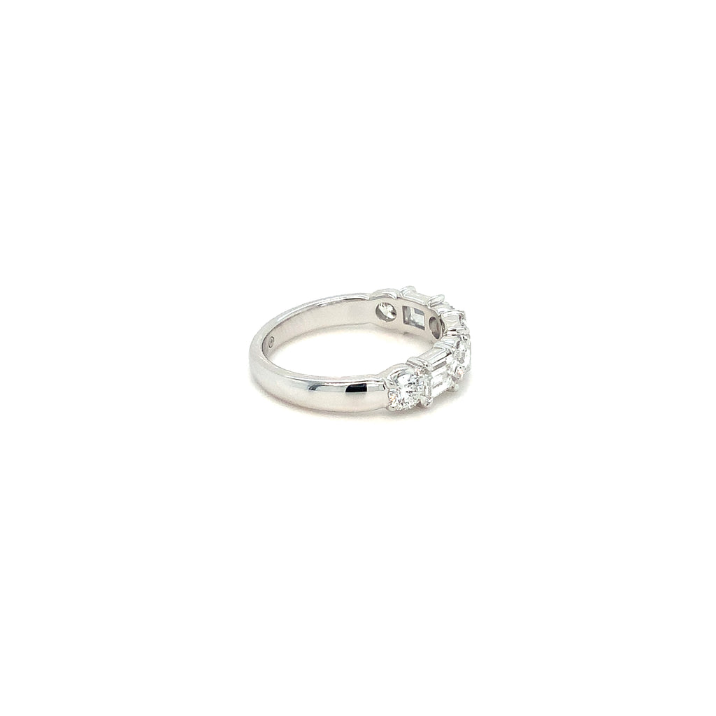 Christopher Designs L'Amour Crisscut® Lab Grown Diamond Band in 14K White Gold - Image 6 of 7