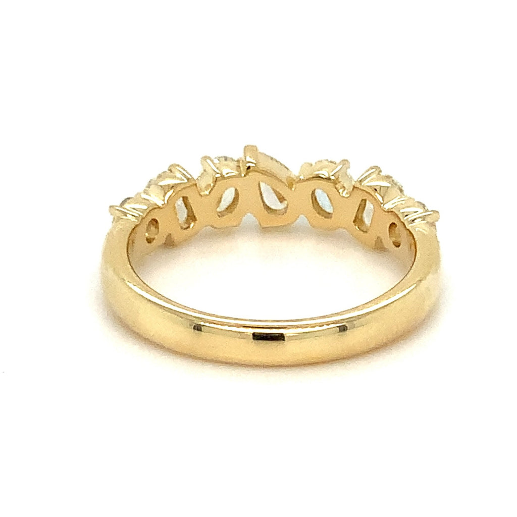 Christopher Designs L'Amour Crisscut® Mixed Shape Diamond Band set 18K Yellow Gold - Image 3 of 6