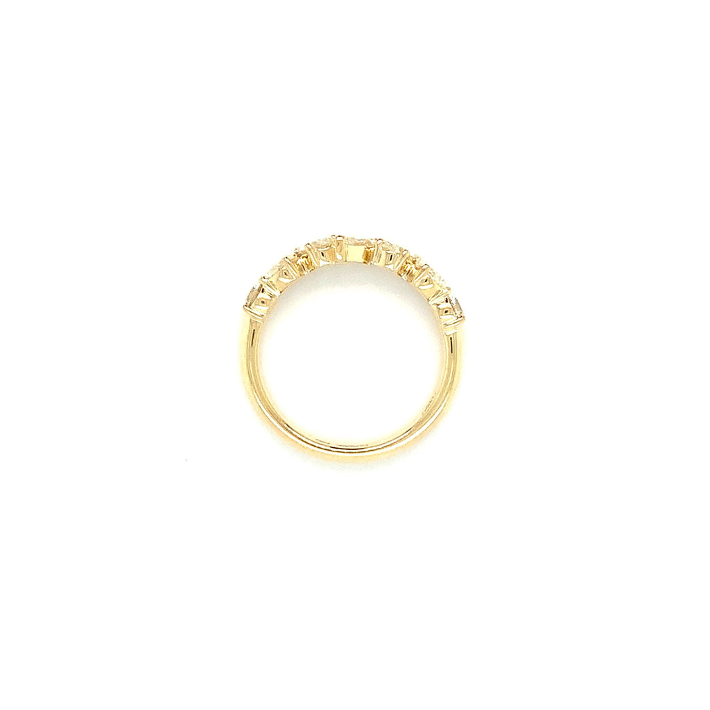Christopher Designs L'Amour Crisscut® Mixed Shape Diamond Band set 18K Yellow Gold - Image 5 of 6