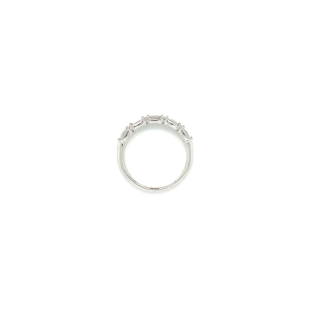 Christopher Designs L'Amour Crisscut® Diamond Band set 18K White Gold - Image 5 of 6