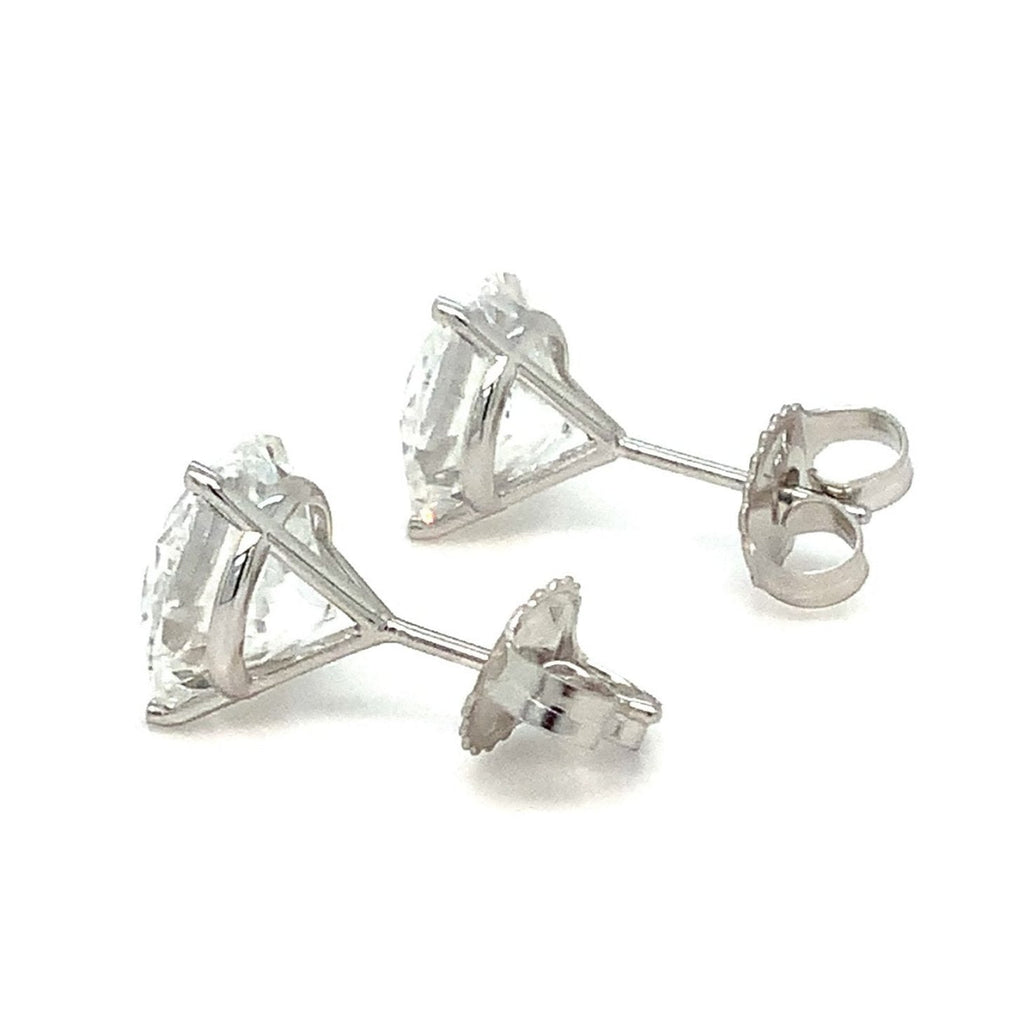 Round Brilliant Cut Lab Grown Diamond Studs Earring Set In 14K White Gold 4.11 cts t.w. - Image 7 of 7