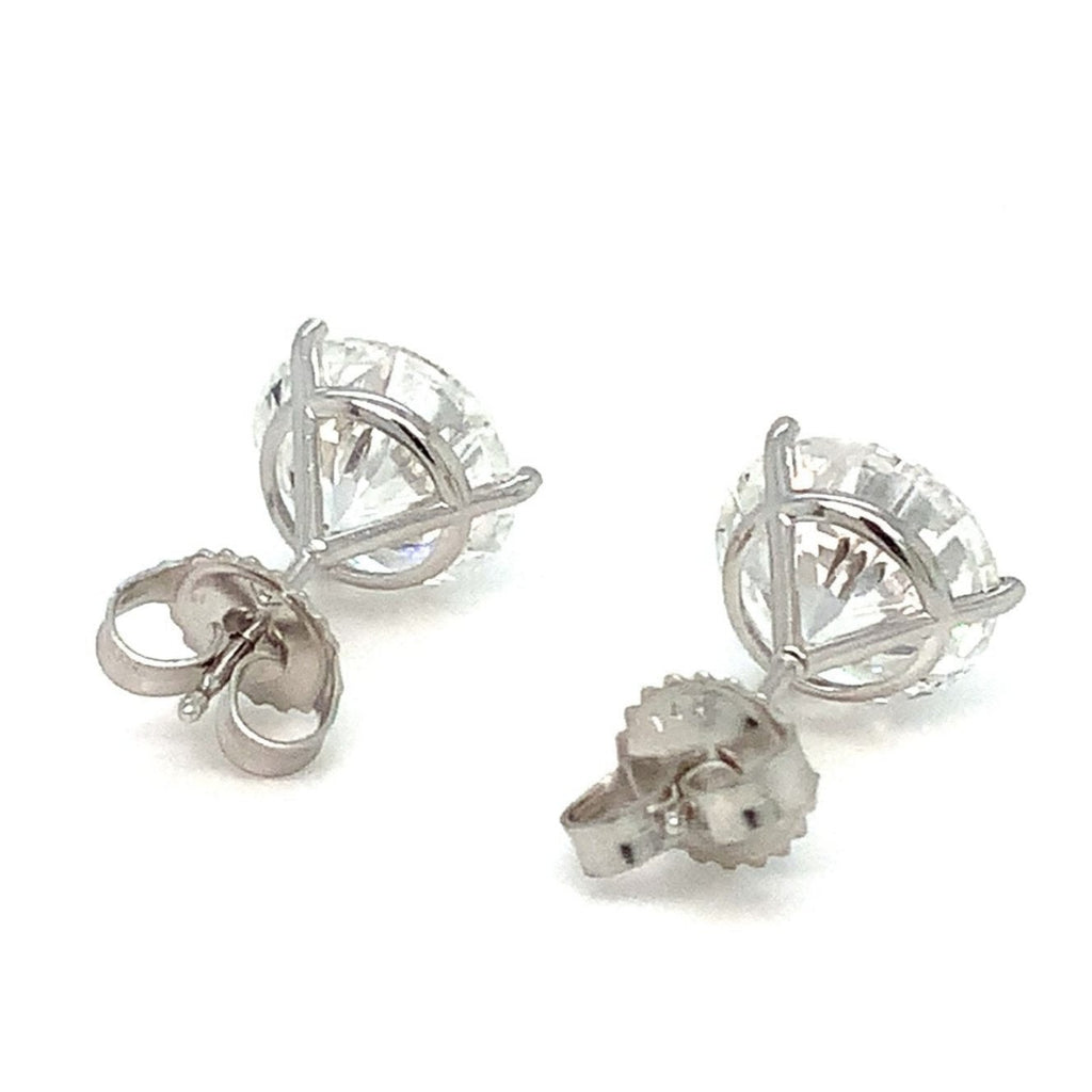 Round Brilliant Cut Lab Grown Diamond Studs Earring Set In 14K White Gold 3.15cts t.w. - Image 5 of 6