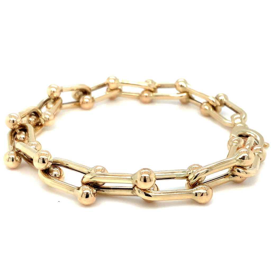 Inspired by a vintage design Bracelet in 14K Yellow Gold - Image 1 of 8