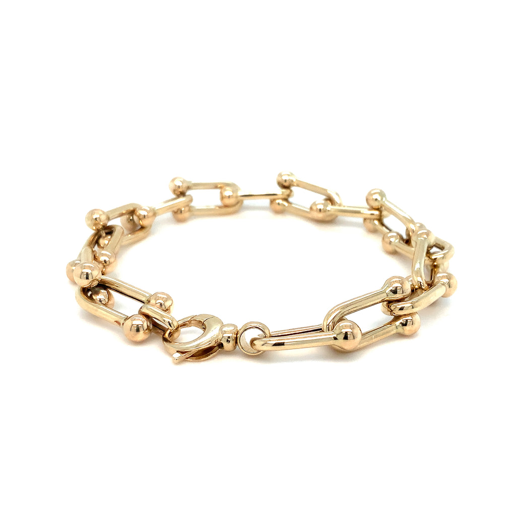 Inspired by a vintage design Bracelet in 14K Yellow Gold - Image 4 of 8