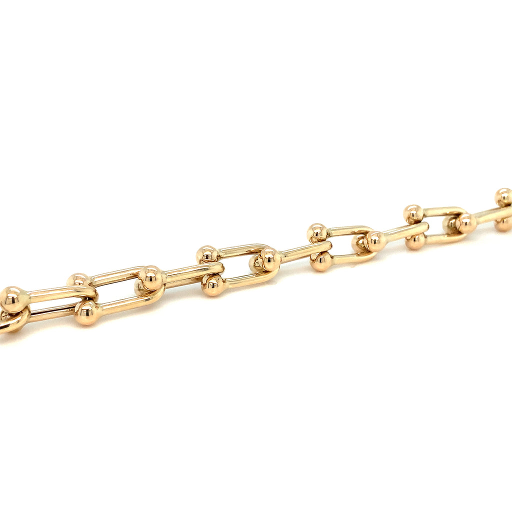 Inspired by a vintage design Necklace in 14K Yellow Gold - Image 4 of 4
