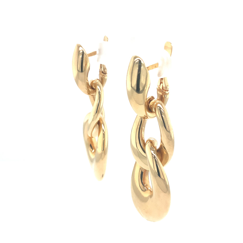 Interchangeable Drop 18K Yellow Gold Electroformed Earring - Image 2 of 10