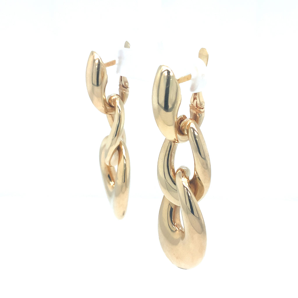 Interchangeable Drop 18K Yellow Gold Electroformed Earring - Image 3 of 10