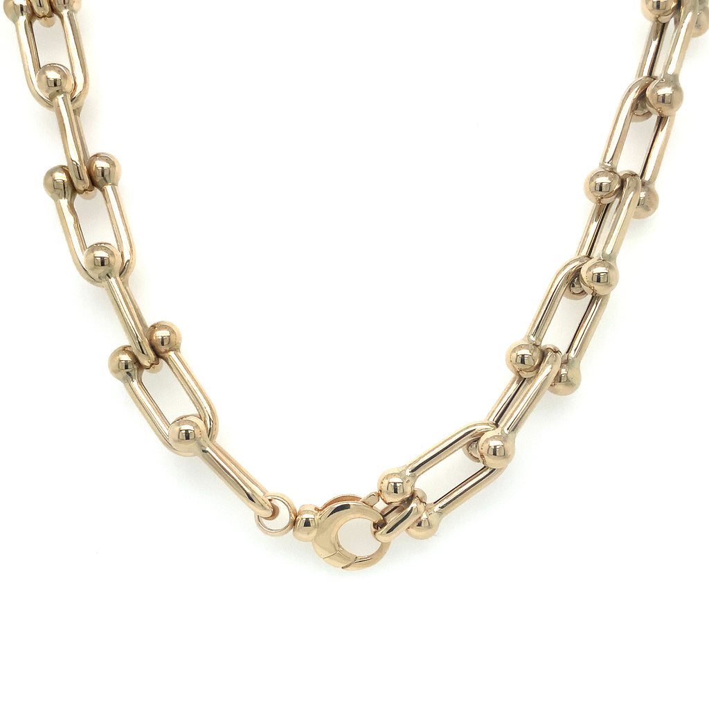 Inspired by a vintage design Necklace in 14K Yellow Gold - Image 2 of 4