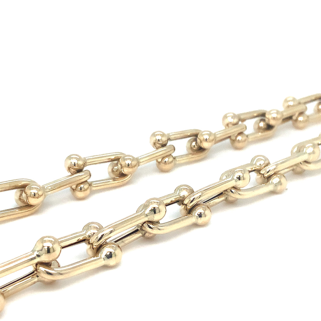 Inspired by a vintage design Necklace in 14K Yellow Gold - Image 3 of 4