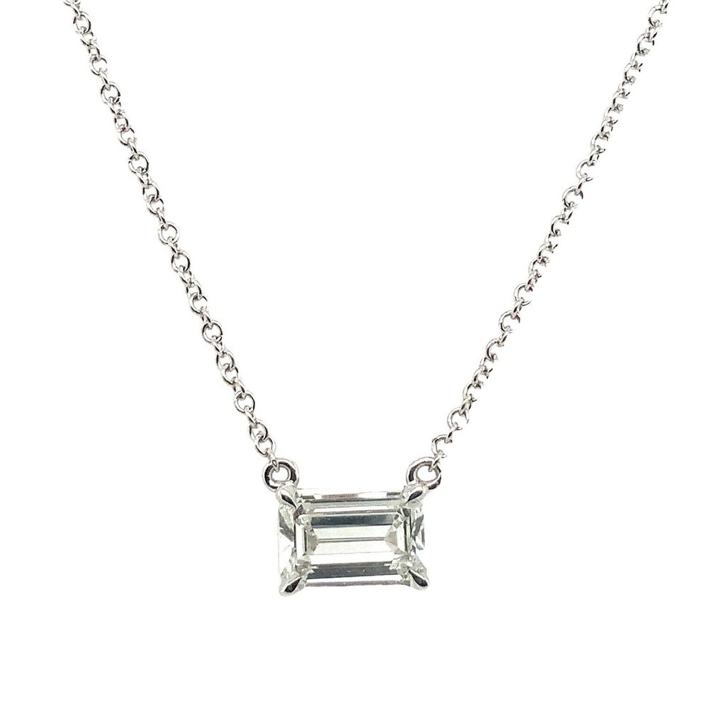 Christopher Designs Lab Grown  L'Amour Emerald Crisscut® Diamond Solitaire - Image 3 of 12