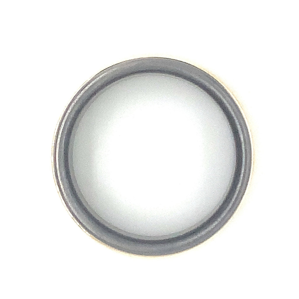 Contemporary Mixed Metal Tantalum and 14K Yellow Gold Wedding Band. - Image 7 of 7