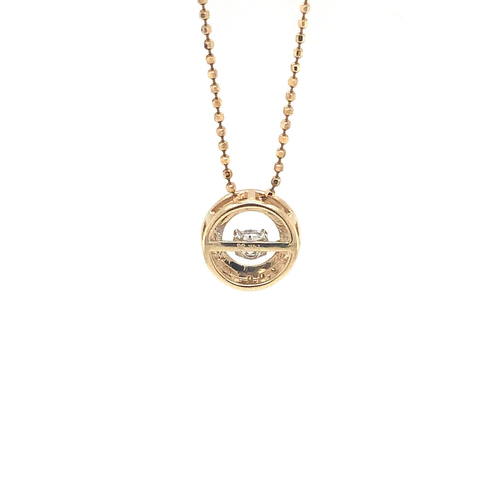 Shimmering Diamond Pendant Set in 14K Yellow Gold 0.23 cts t.w. - Image 5 of 9