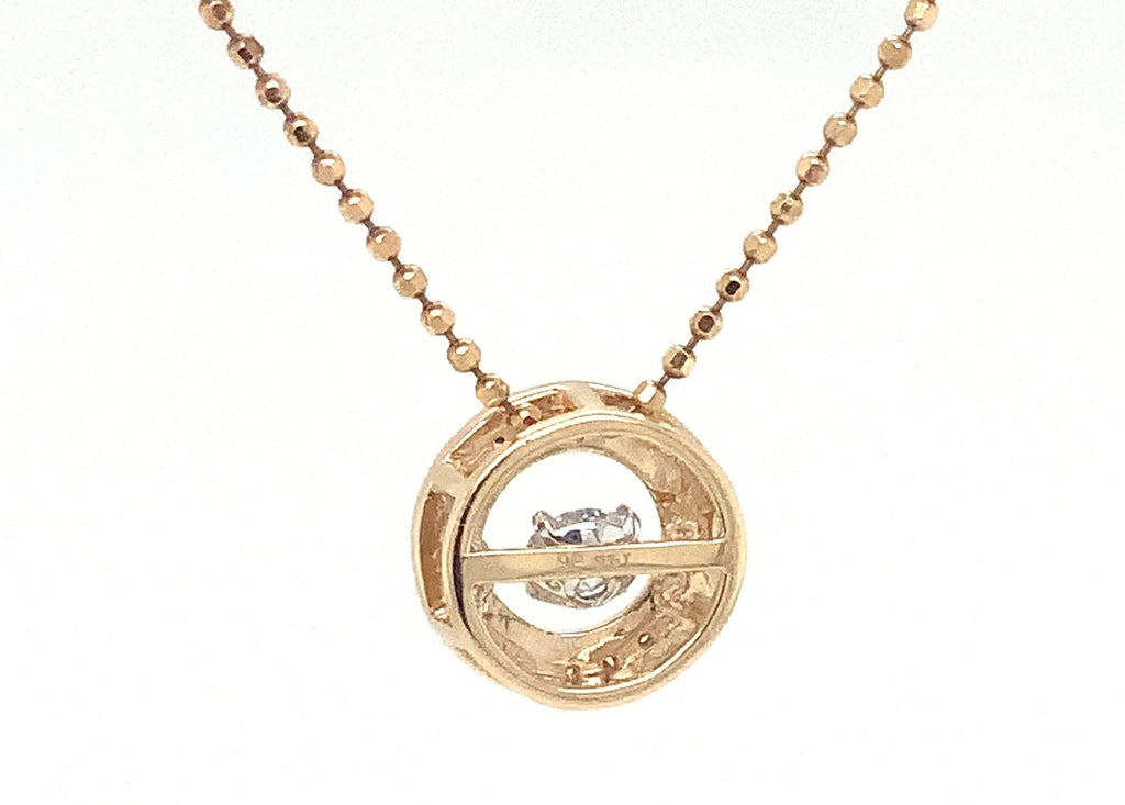 Shimmering Diamond Pendant Set in 14K Yellow Gold 0.23 cts t.w. - Image 8 of 9