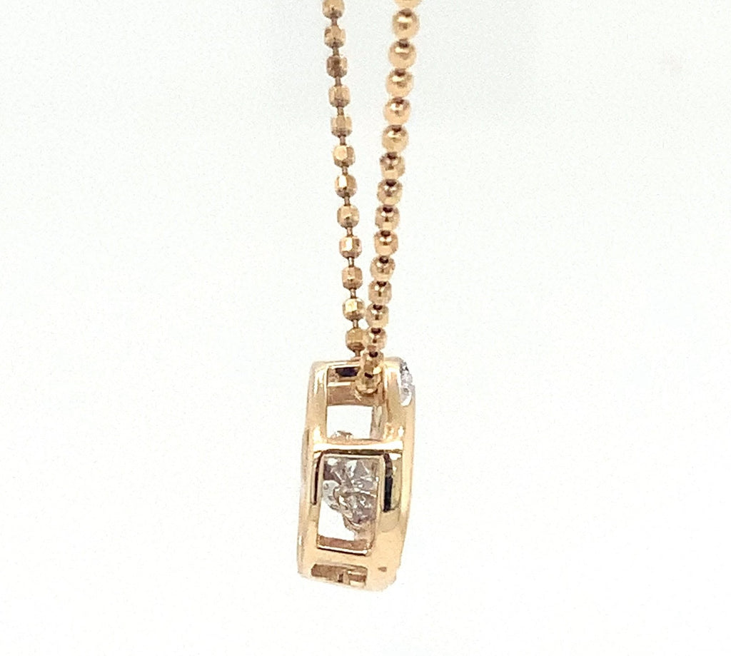 Shimmering Diamond Pendant Set in 14K Yellow Gold 0.23 cts t.w. - Image 9 of 9