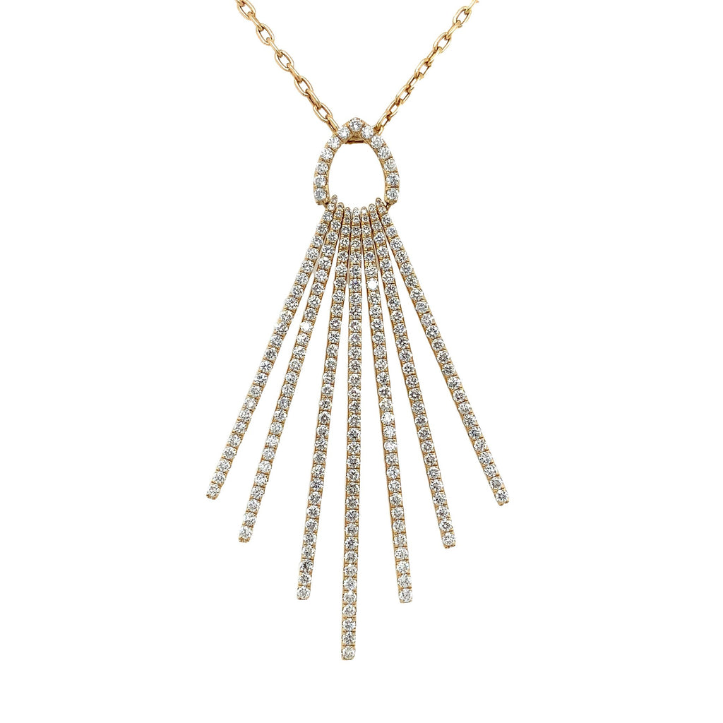 Afarin Collection Diamond Pendant 2.26 cts. Set in 18K Yellow Gold - Image 6 of 10