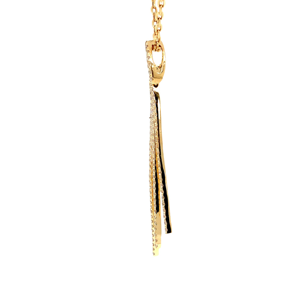 Afarin Collection Diamond Pendant 2.26 cts. Set in 18K Yellow Gold - Image 7 of 10