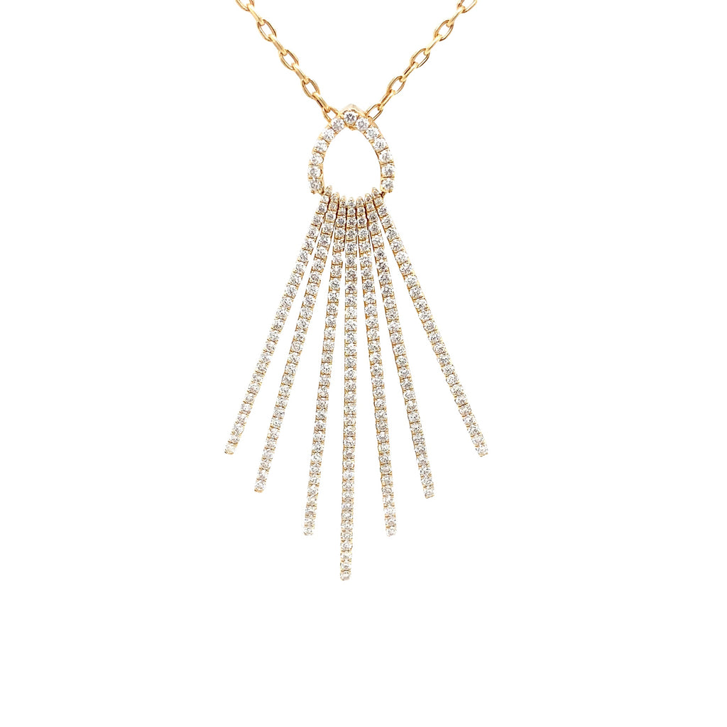 Afarin Collection Diamond Pendant 2.26 cts. Set in 18K Yellow Gold - Image 1 of 10