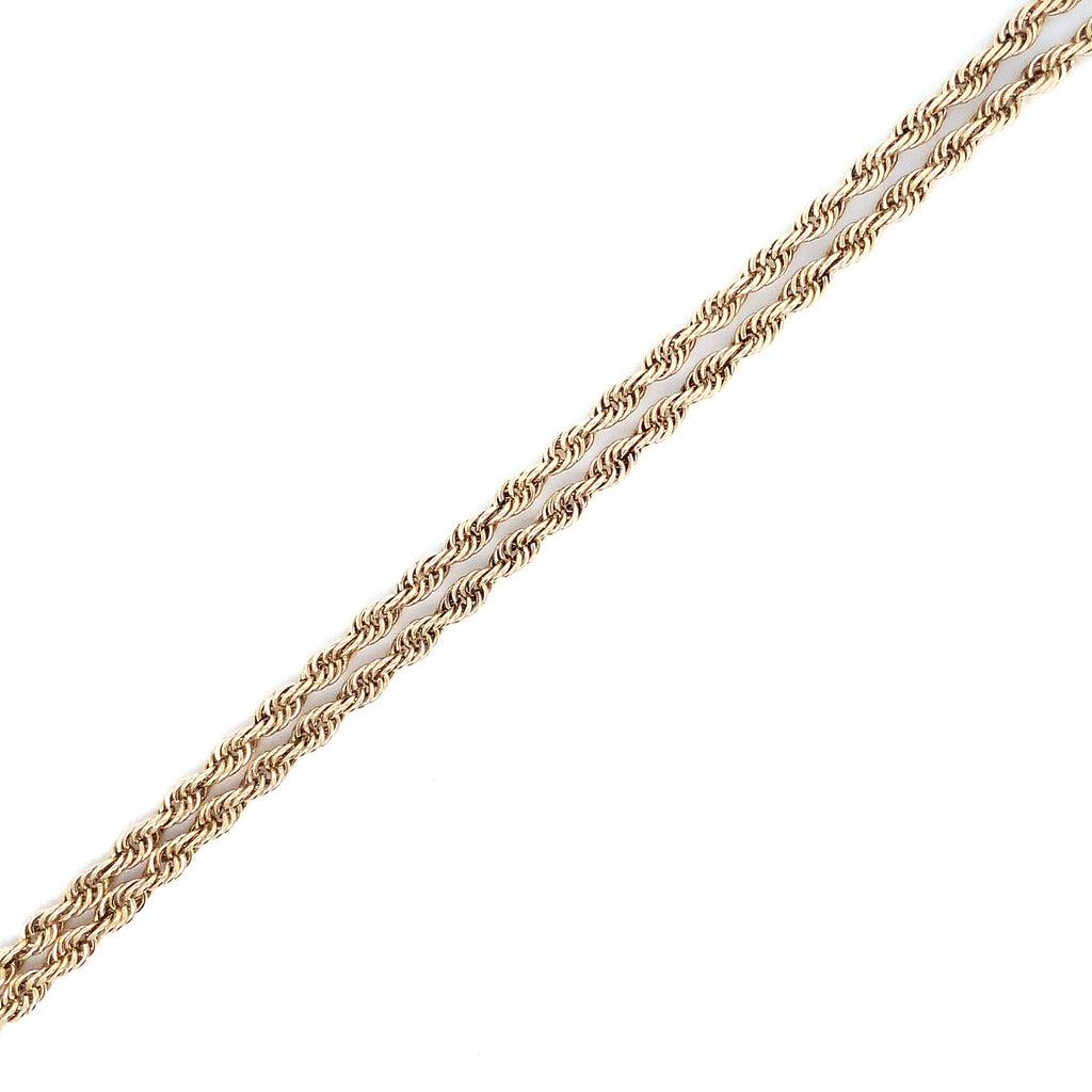Regular Rope Chain 18" in 14K Yellow Gold - Image 3 of 3