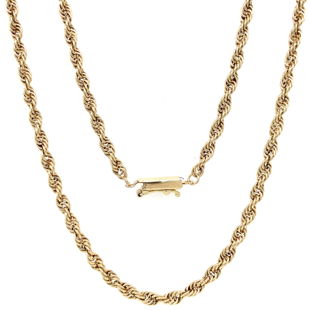 Regular Rope Chain 18" in 14K Yellow Gold - Image 1 of 3