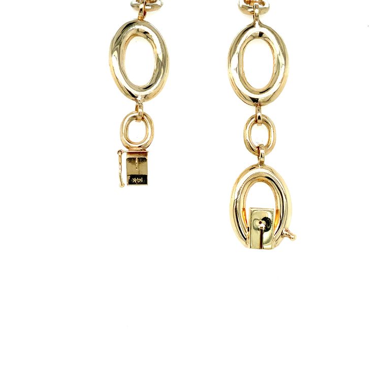 Oval Open Link Bracelet in 14K Yellow Gold - Image 3 of 3