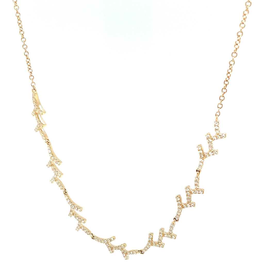 Link Diamond Necklace is crafted with precision in 14K Yellow Gold. - Image 2 of 4