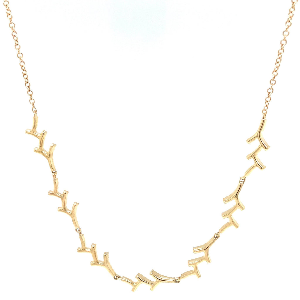 Link Diamond Necklace is crafted with precision in 14K Yellow Gold. - Image 4 of 4