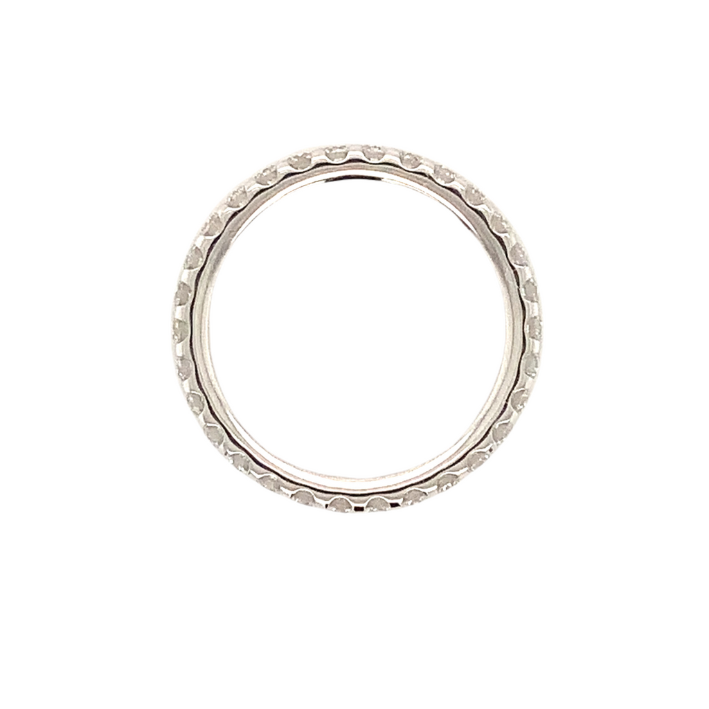 Memoire Odessa Collection 1.03ct. Diamond Eternity Band Set in Platinum - Image 2 of 4