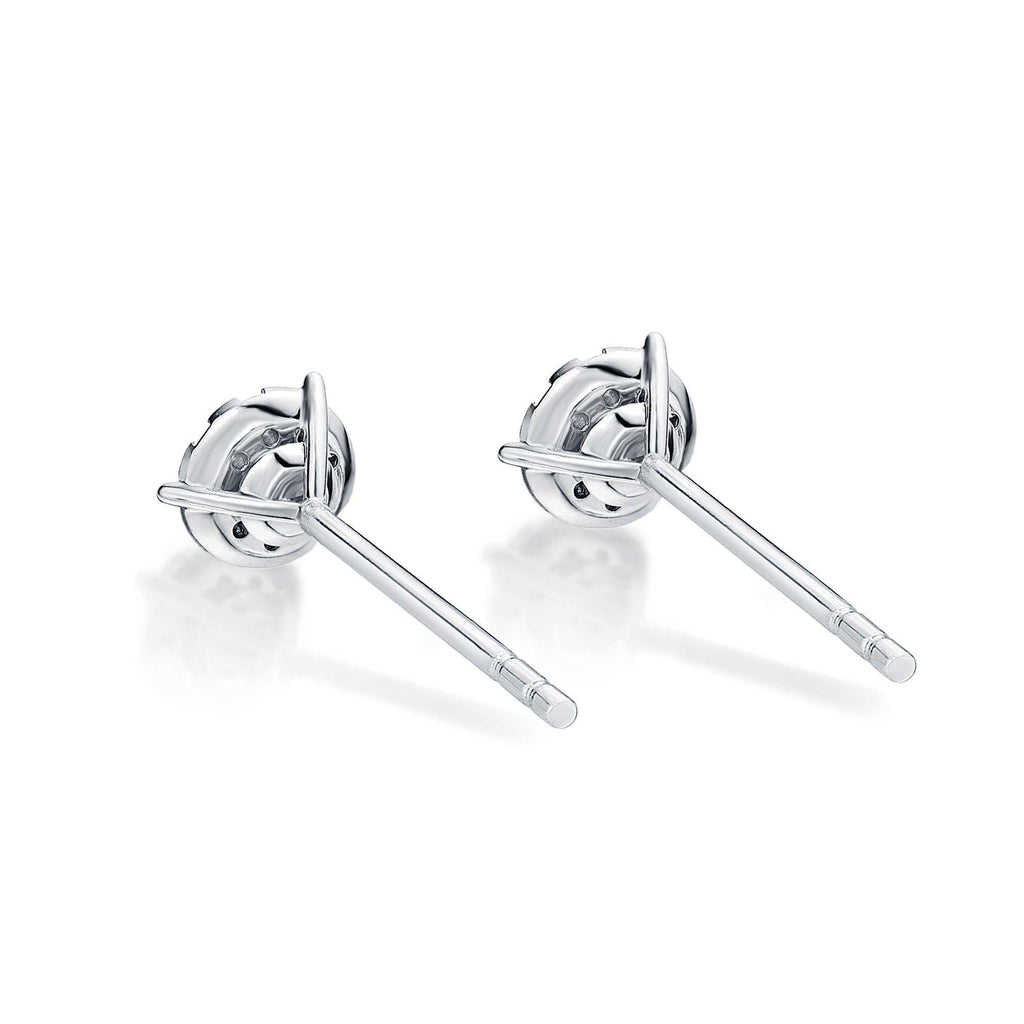 Memoire Bouquet Diamond Collection Earrings 0.50 ctw these have a 1.00 cts total weight "Look" - Image 4 of 4