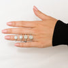 0.75ct Christopher Designs Round Crisscut Halo Diamond Ring, 18K White Gold | Blacy's Fine Jewelers