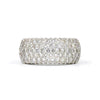 aiolita diamond band invisibly set hexagonal shaped diamonds 2.01 ctw 18k w/g