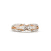 ostbey diamond semi mounting round brilliant cut diamonds 0.47 ctw 14k white and rose gold