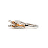 ostbey diamond semi mounting round brilliant cut diamonds 0.47 ctw 14k white and rose gold