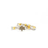 Semi Mounting and Band 10 Diamonds equals .19 ctw Platinum and 18K Yellow Gold | Blacy's Fine Jewelers